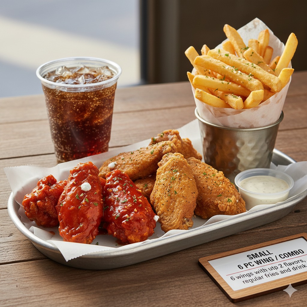 Small 6 Pc Wing / Combo